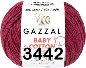 Пряжа Gazzal Baby Cotton 25