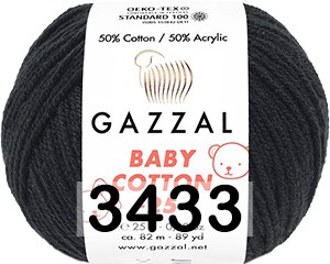 Пряжа Gazzal Baby Cotton 25