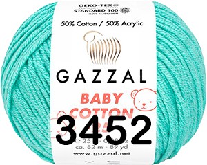 Пряжа Gazzal Baby Cotton 25