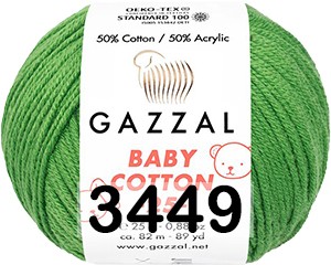 Пряжа Gazzal Baby Cotton 25