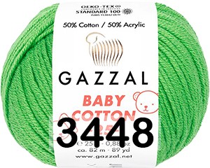 Пряжа Gazzal Baby Cotton 25