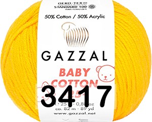 Пряжа Gazzal Baby Cotton 25