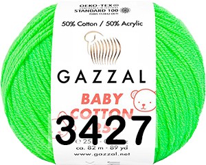Пряжа Gazzal Baby Cotton 25