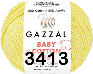 Пряжа Gazzal Baby Cotton 25
