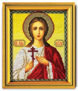 Набор для вышивания бисером Радуга Бисера В-309 Св.Вера, 12*14.5 см