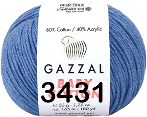 Пряжа Gazzal Baby Cotton