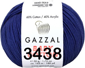 Пряжа Gazzal Baby Cotton