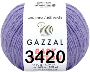 Пряжа Gazzal Baby Cotton в Кургане
