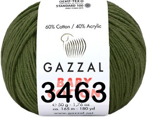 Пряжа Gazzal Baby Cotton в Кургане