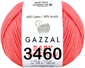 Пряжа Gazzal Baby Cotton