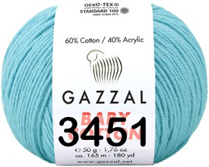 Пряжа Gazzal Baby Cotton
