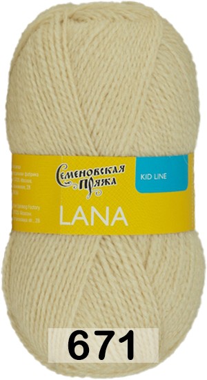 Пряжа Семеновская Lana / Лана
