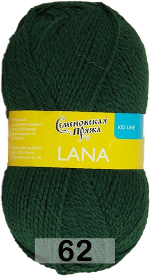 Пряжа Семеновская Lana / Лана