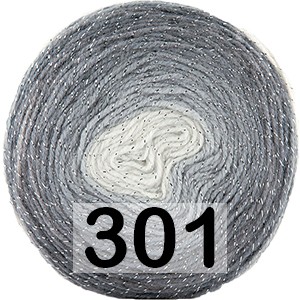 Пряжа Kamgarn Cake Silver Papatya