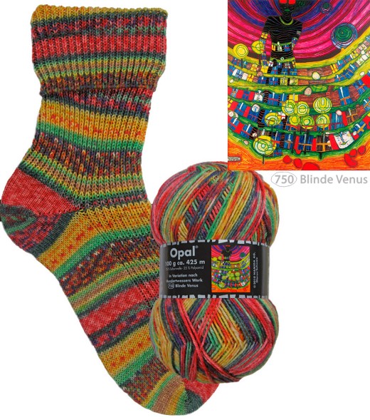 Пряжа Opal Hundertwasser