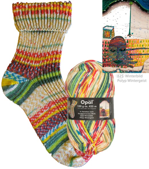 Пряжа Opal Hundertwasser