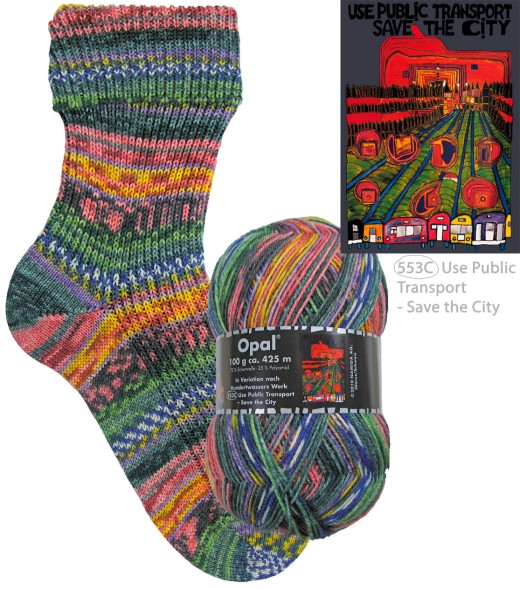 Пряжа Opal Hundertwasser