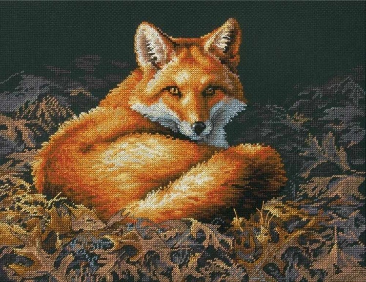 Набор для вышивания dimensions 35318-70-dms sunlit fox, 