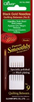 Иглы для квилтинга черно-золотые Clover