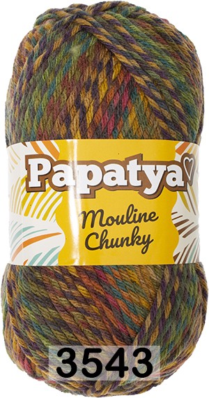 Пряжа Kamgarn MOULINE CHUNKY PAPATYA Пряжа Kamgarn MOULINE CHUNKY PAPATYA