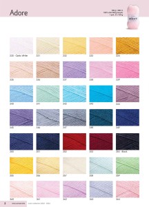 Каталоги цветов Yarnart 2021-2024