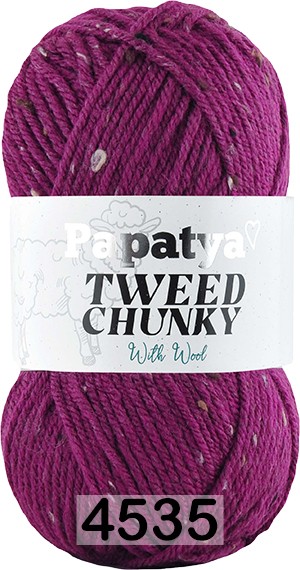 Пряжа Kamgarn TWEED CHUNKY PAPATYA