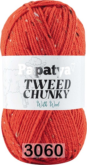 Пряжа Kamgarn TWEED CHUNKY PAPATYA