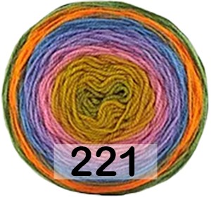 Пряжа Kamgarn Cake Papatya