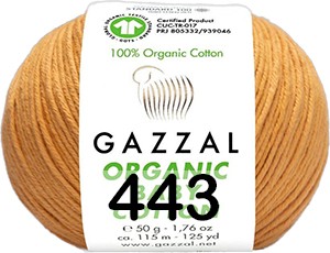 Пряжа Gazzal Organic Baby Cotton в Липецке