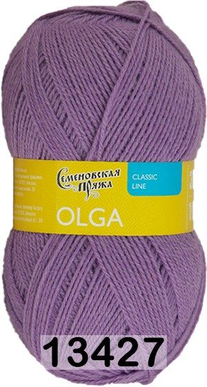 Пряжа Семеновская Olga / Ольга ПШ