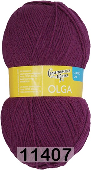 Пряжа Семеновская Olga / Ольга ПШ в Барнауле