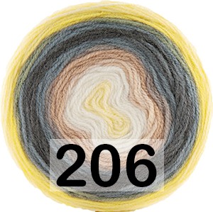 Пряжа Kamgarn Cake Wool Papatya