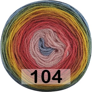 Пряжа Kamgarn Cake Wool Papatya