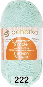 Пряжа Пехорка Летняя Simple