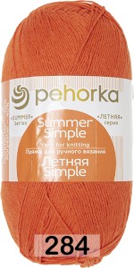 Пряжа Пехорка Летняя Simple