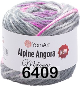 Пряжа YarnArt Alpine Angora Melange