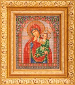 Набор для вышивания бисером Радуга Бисера В-166 Богородица Отрада и Утешение, 20*24 см