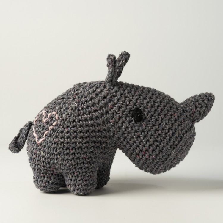 Носорог декс. eco barbante. набор для вязания игрушки