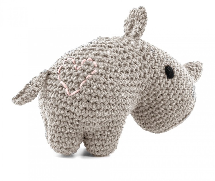 Носорог декс. eco barbante. набор для вязания игрушки