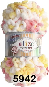 Пряжа Alize Puffy Fine Color