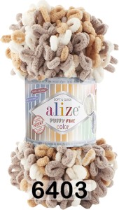 Пряжа Alize Puffy Fine Color
