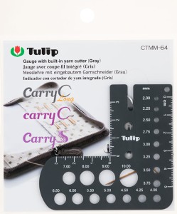 Линейка для определения размера спиц с резаком для нити Tulip