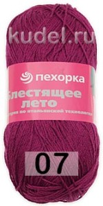 Пряжа Пехорка Блестящее Лето