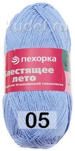 Пряжа Пехорка Блестящее Лето