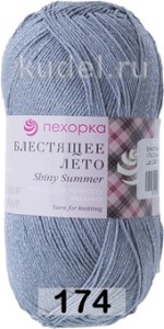 Пряжа Пехорка Блестящее Лето