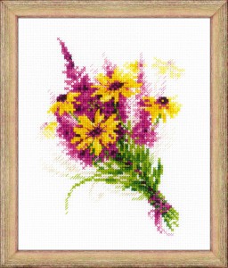 Набор для вышивания Риолис 1577 Букетик с рудбекией, 15*18 см