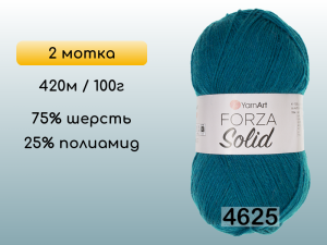 Пряжа YarnArt Forza Solid, 2 мотка