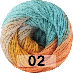 Пряжа Kamgarn COTTONISH PAPATYA