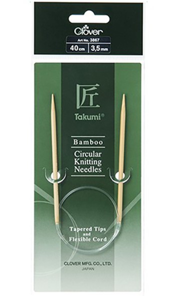 Спицы Clover Takumi круговые бамбуковые