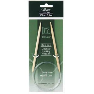 Спицы Clover Takumi круговые бамбуковые
